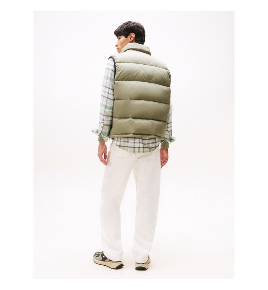 Sleeveless Puffer Jacket - Light Green