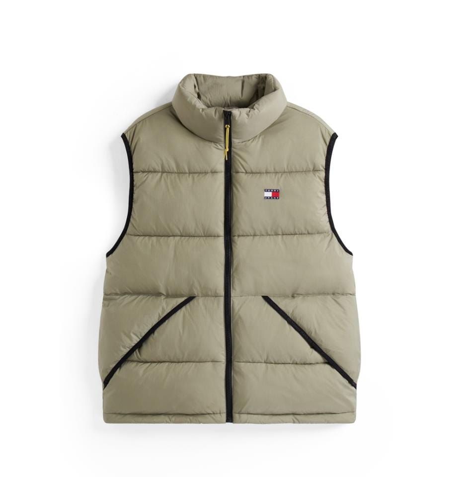 Sleeveless Puffer Jacket - Light Green