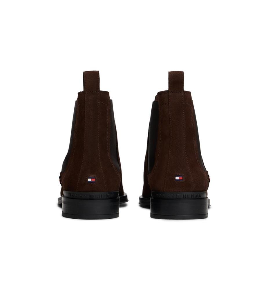 Chelsea-Stiefel aus Wildleder – Kakao