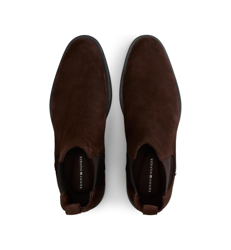 Chelsea-Stiefel aus Wildleder – Kakao