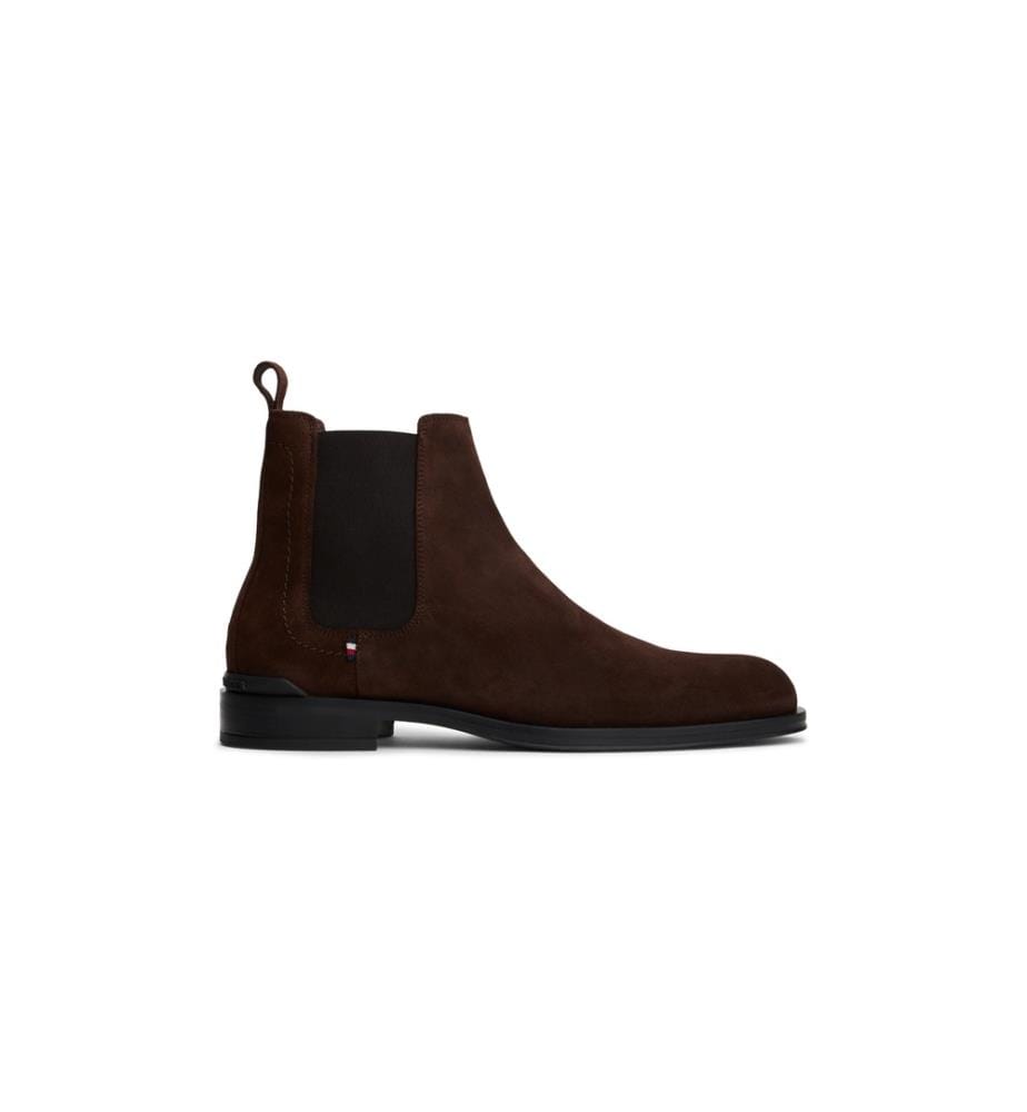 Chelsea-Stiefel aus Wildleder – Kakao