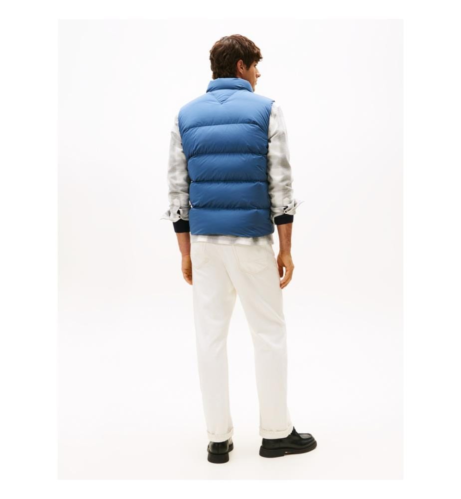 Sleeveless Puffer Jacket - Blue