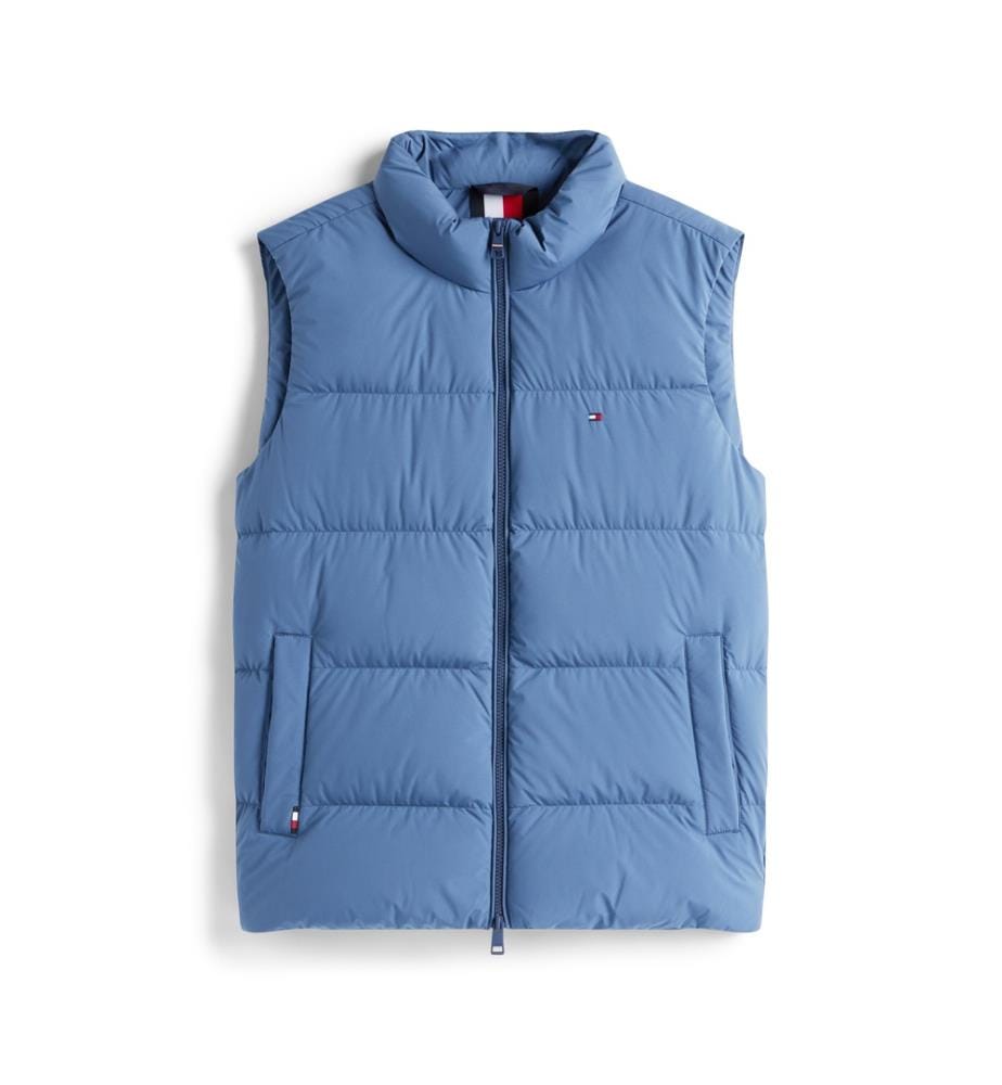 Sleeveless Puffer Jacket - Blue