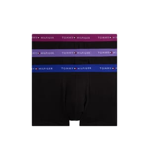 3er-Set Boxershorts mit Gürtel und wiederholtem Logo Unterschrift