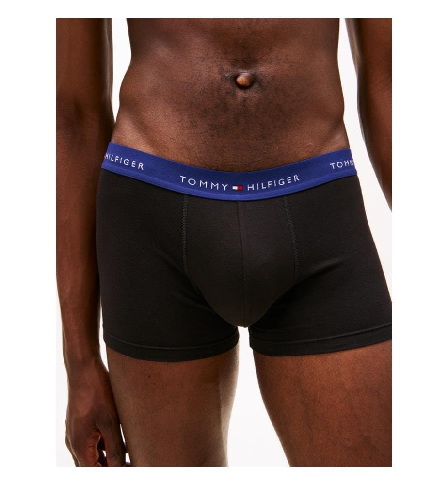 3er-Set Boxershorts mit Gürtel und wiederholtem Logo Unterschrift