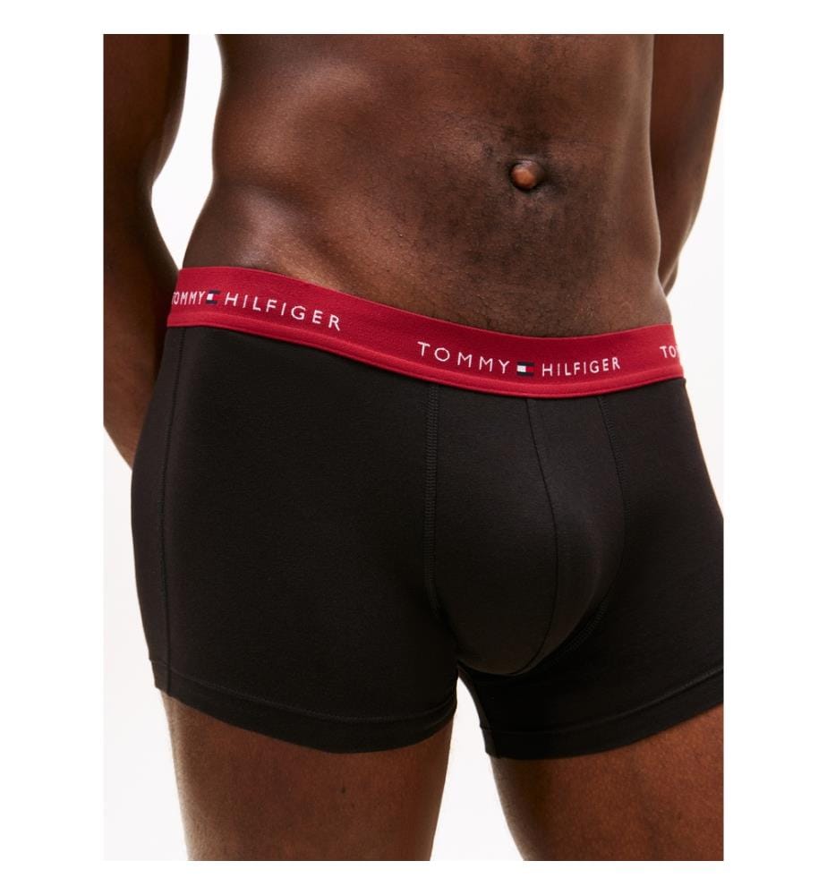 3er-Set Boxershorts mit Gürtel und wiederholtem Logo Unterschrift