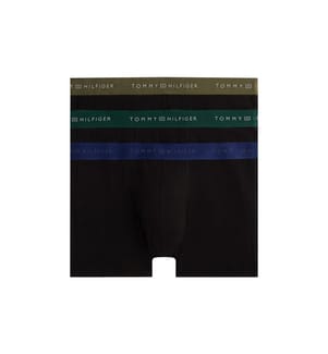 3er-Set Signature Boxershorts - Schwarz