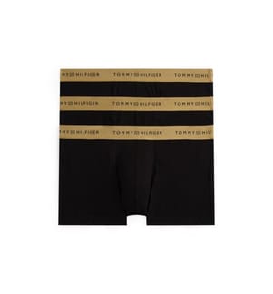 3er-Set Boxershorts Signature - Schwarz