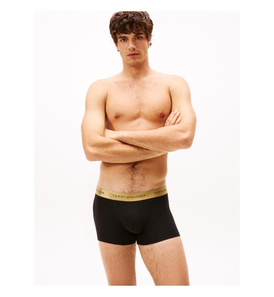 3er-Set Boxershorts Signature - Schwarz