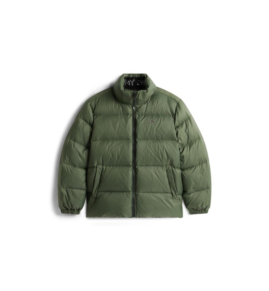 Water Repellent Hooded Jacket - Pewter Green