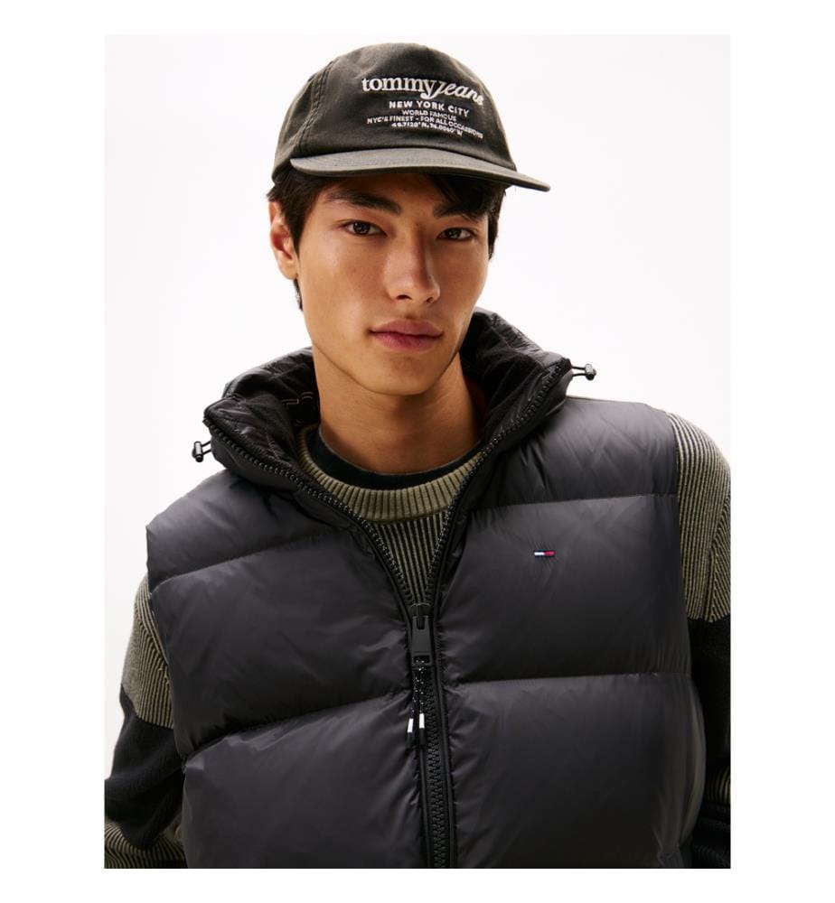Gilet En Duvet Déperlant À Coupe Décontractée - Noir
