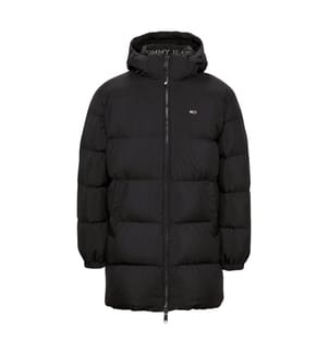 Wasserabweisender Daunenparka mit lässigem Schnitt - Schwarz
