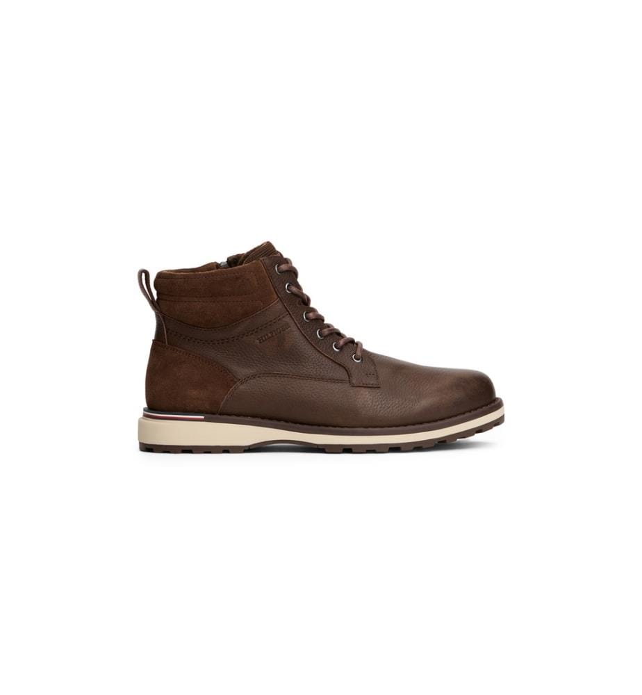 Hilfiger W Nubuck Suede Hybrid Ankle Boots - Braun