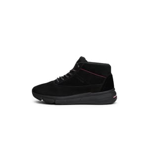 Hilfiger W Nubuck Suede Hybrid Ankle Boots - Schwarz