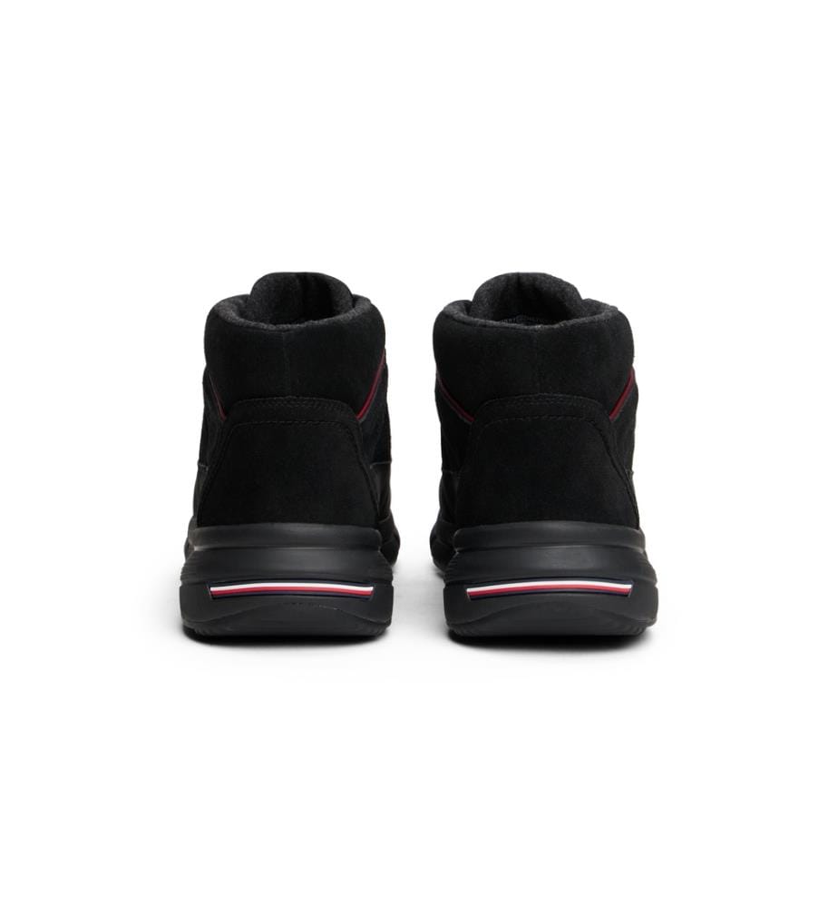 Hilfiger W Nubuck Suede Hybrid Ankle Boots - Schwarz