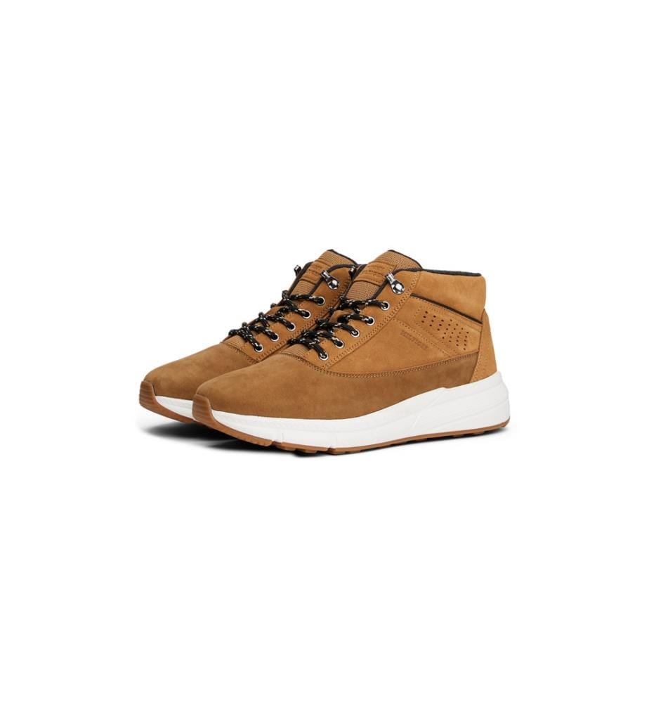 Hilfiger W Nubuck Suede Hybrid Ankle Boots - Grau, Weiss & Schwarz