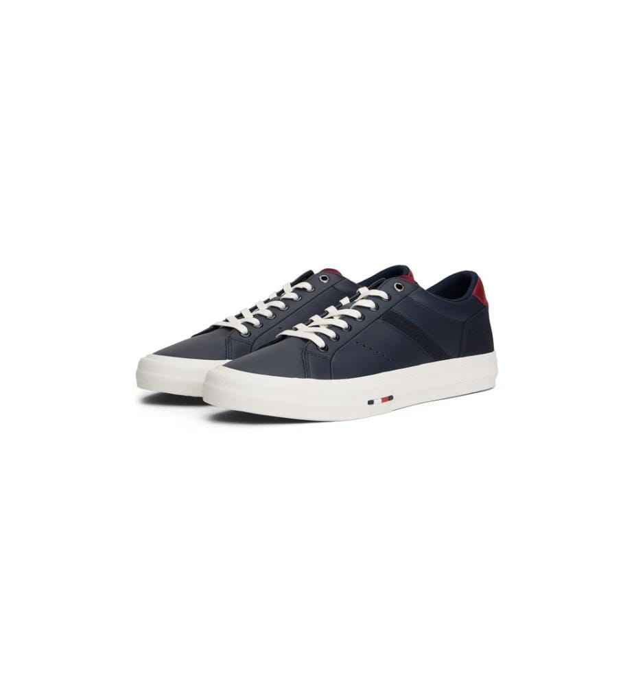 Hi Vulc Sneakers aus Street Leder - Marine