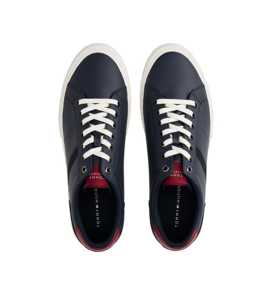Hi Vulc Sneakers aus Street Leder - Marine