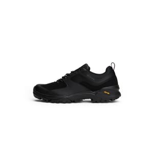 Premium Leather Hybrid Sneakers - Schwarz