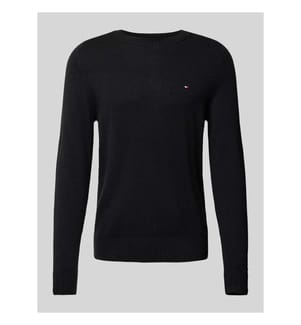 Pullover aus reiner Lammwolle - Schwarz