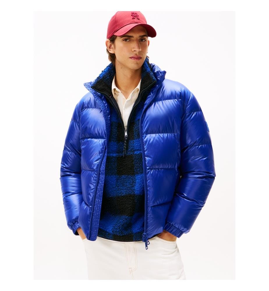 Wasserabweisende Daunenjacke - Blau