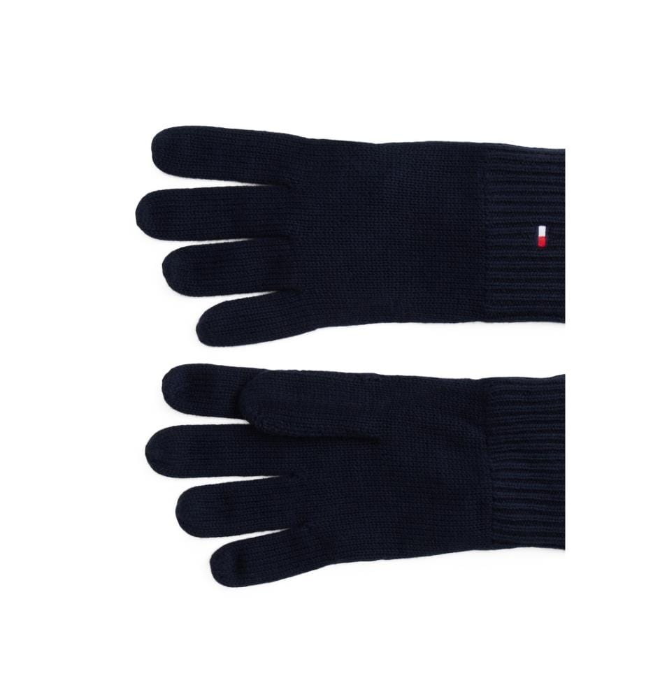 Handschuhe mit bestickter Flagge und Kaschmir - Marine