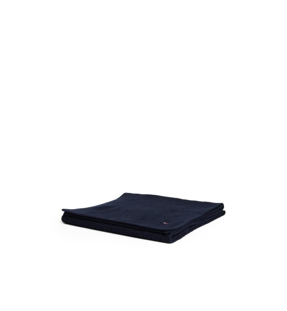 Hilfiger Flag Gerippter Schal - Marine