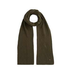 Hilfiger Flag Gerippter Schal - Khaki