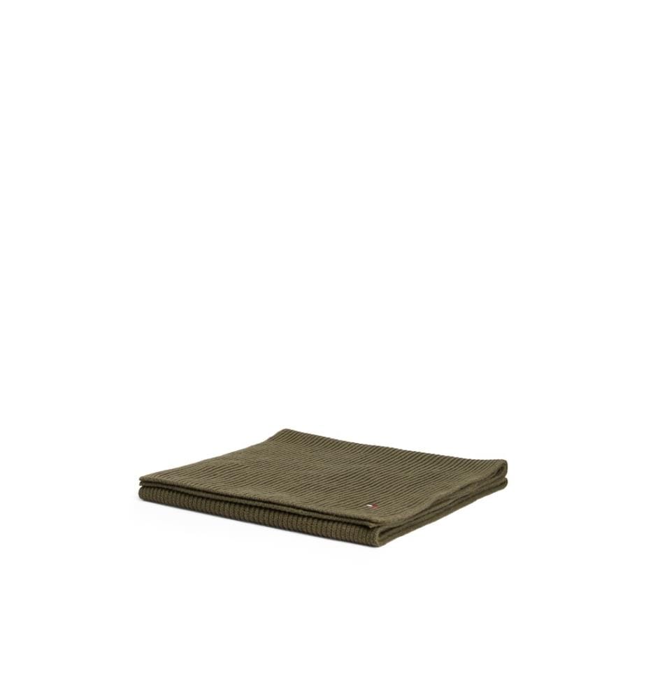 Hilfiger Flag Gerippter Schal - Khaki