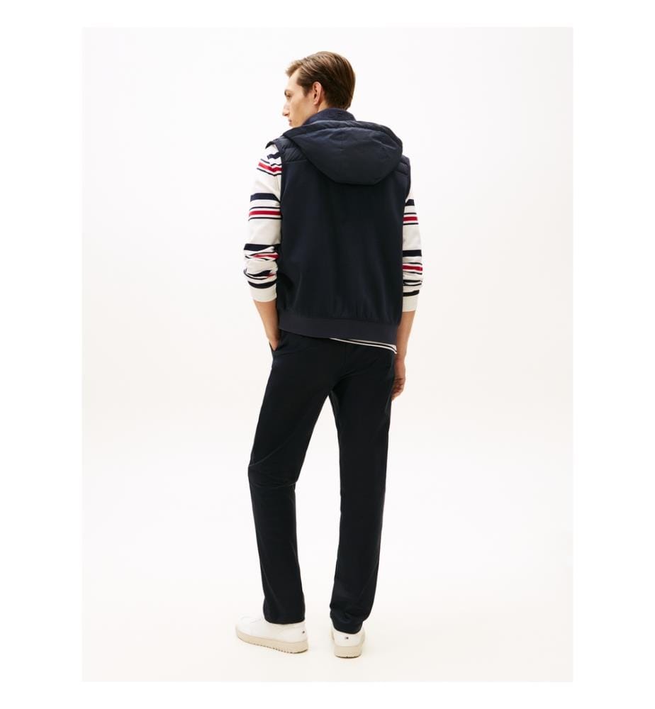 Gilet matelassé à capuche - Bleu Marine