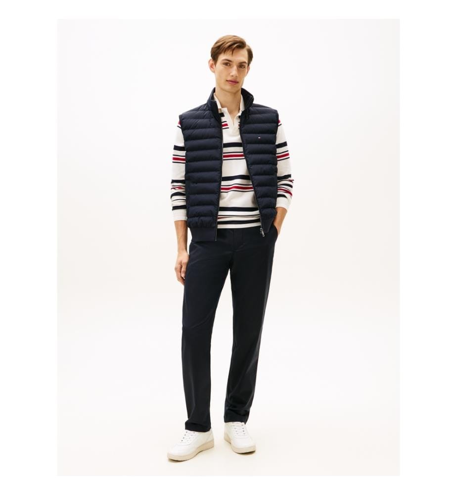 Gilet matelassé à capuche - Bleu Marine