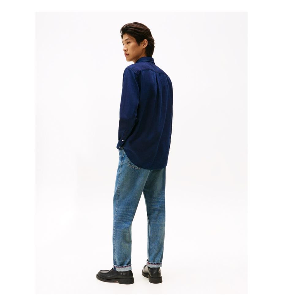 Indigo Flanellhemd - Blau