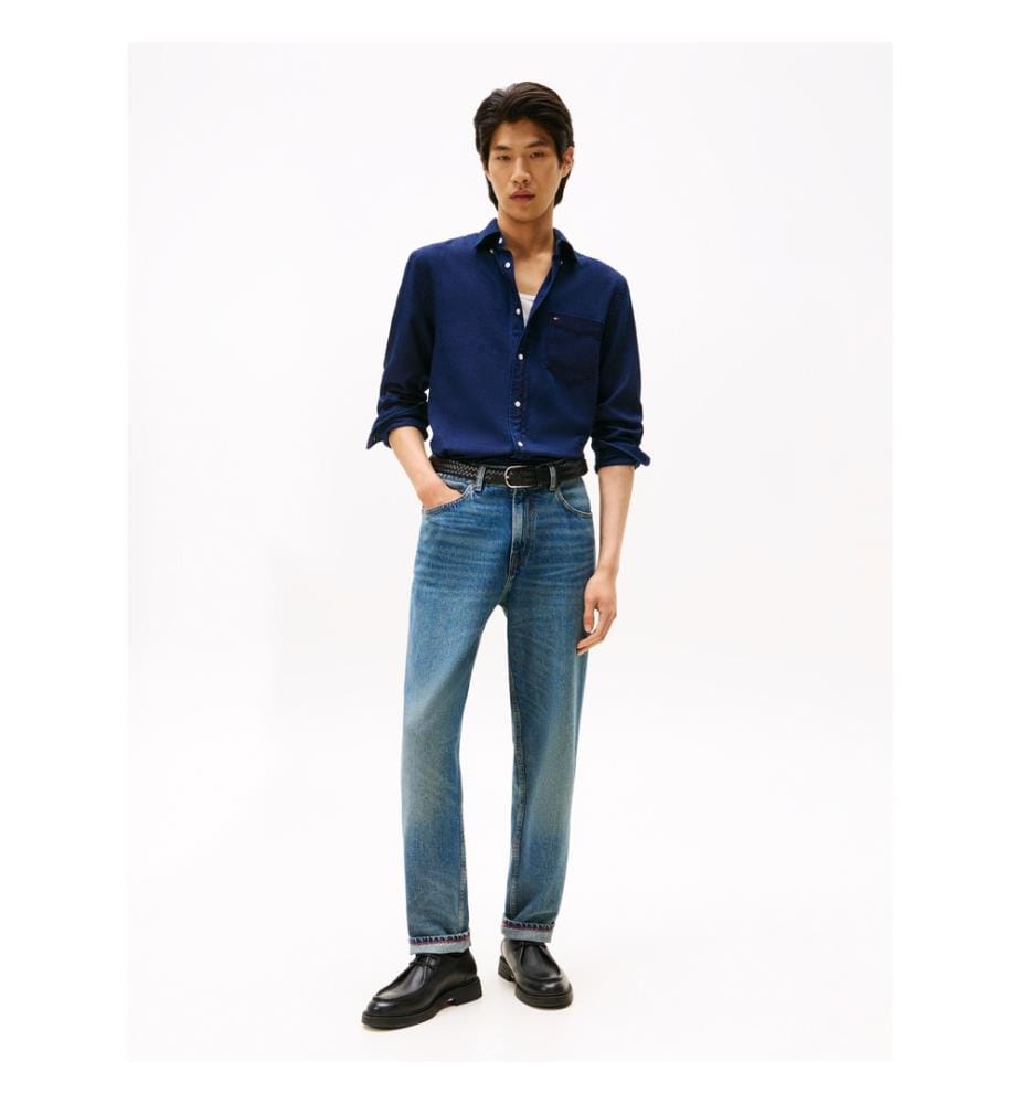 Indigo Flanellhemd - Blau