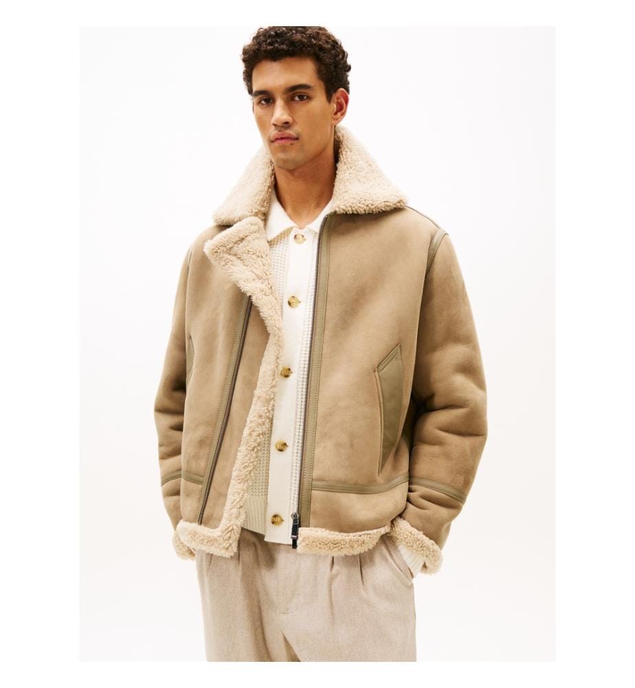 Smart Casual Fliegerjacke - Beige
