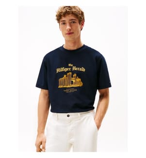 Lässiges T-Shirt - Marine