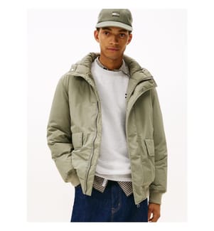 Stoff-Fliegerjacke - Beige