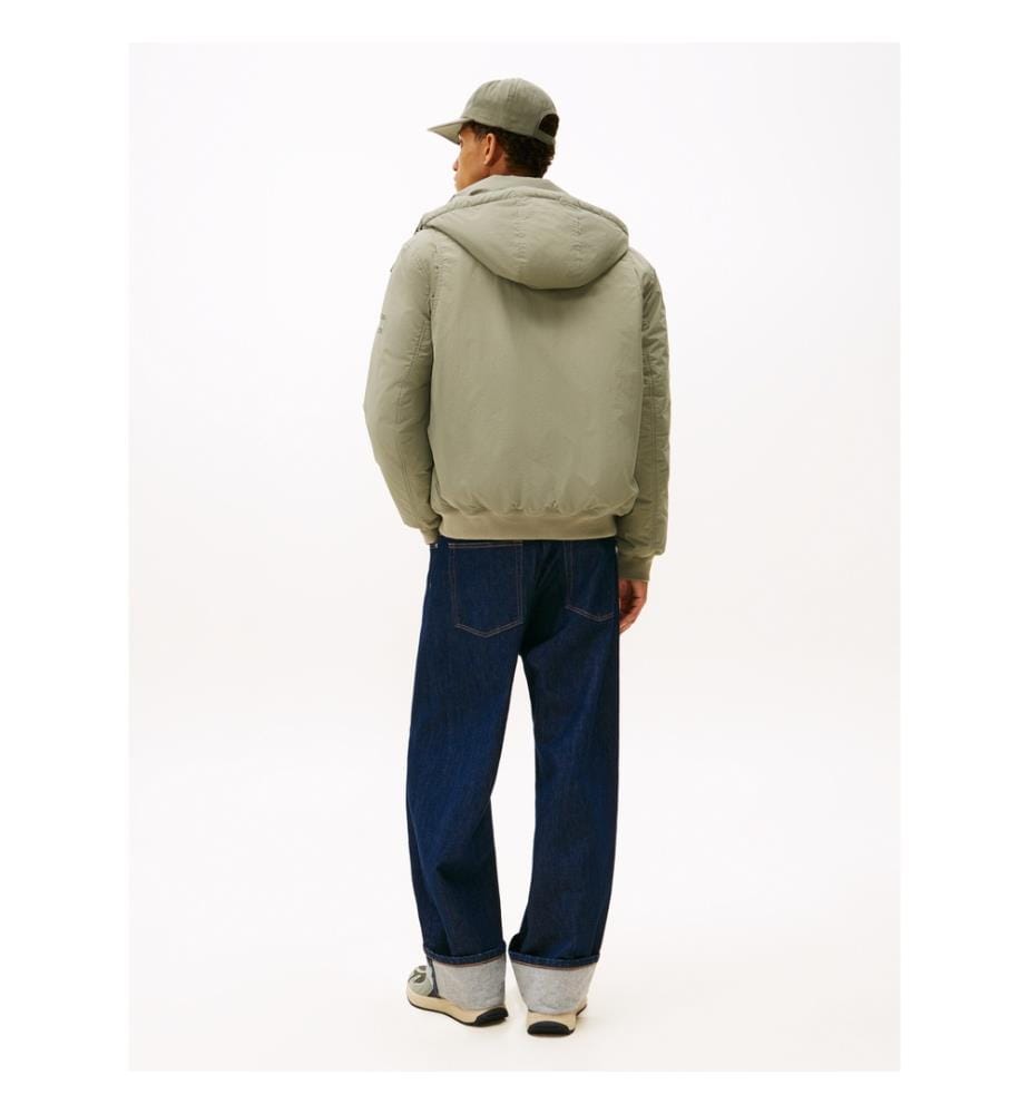 Stoff-Fliegerjacke - Beige