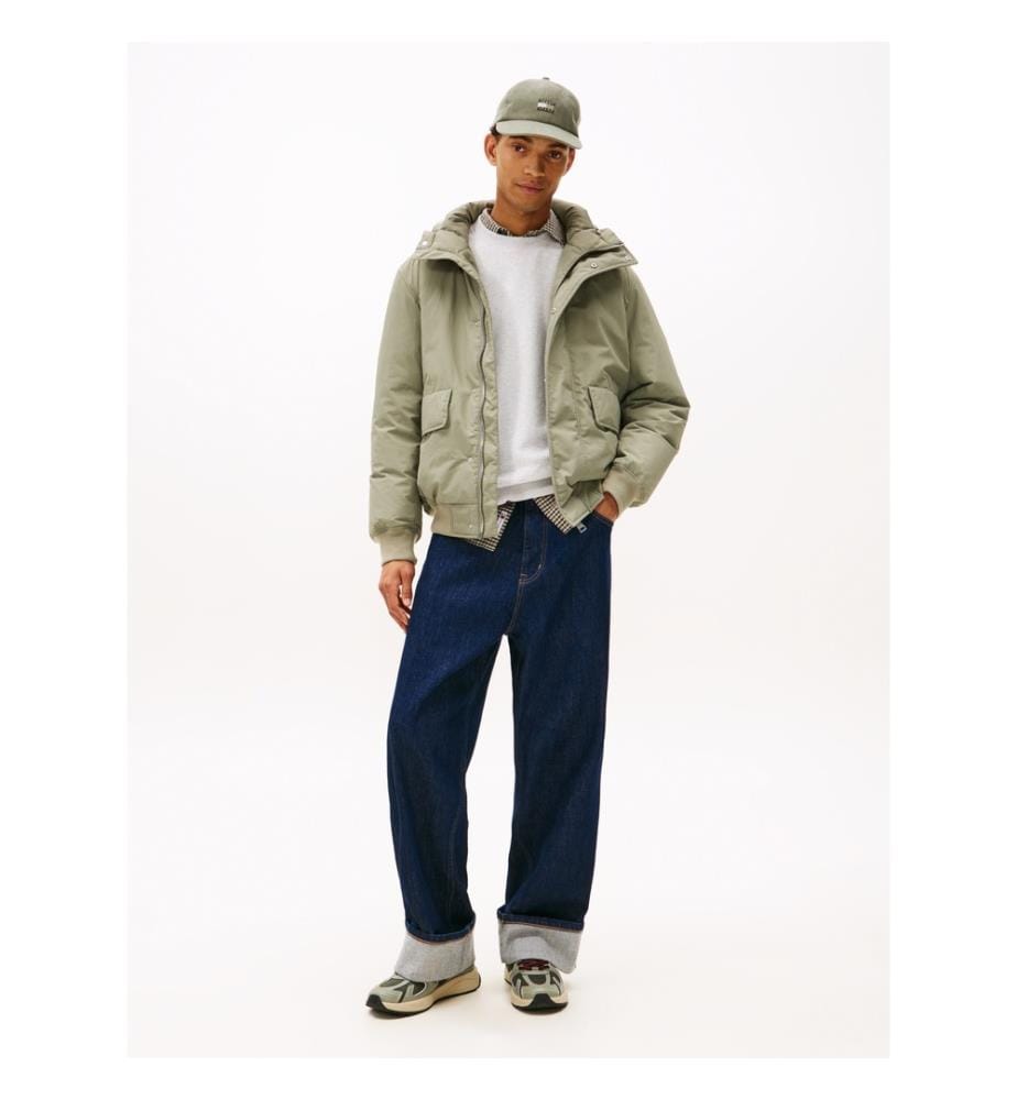 Stoff-Fliegerjacke - Beige