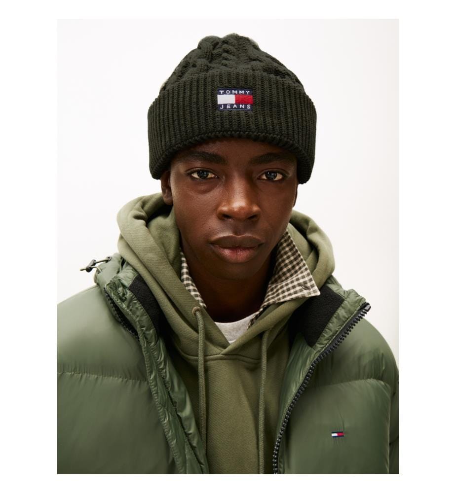 Heritage Cable Beanie - Khaki