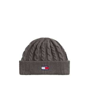 Heritage Cable Beanie - Grau
