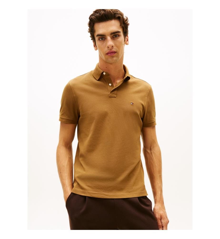 Polo-Shirt mit Standardschnitt 1985 aus Piqué - Highland khaki