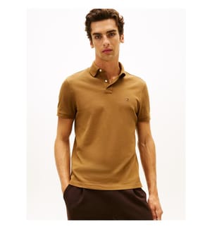Polo-Shirt mit Standardschnitt 1985 aus Piqué - Highland khaki
