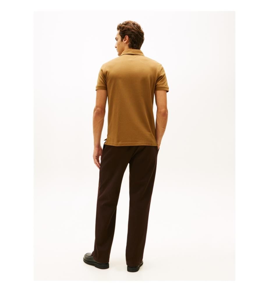 Polo-Shirt mit Standardschnitt 1985 aus Piqué - Highland khaki
