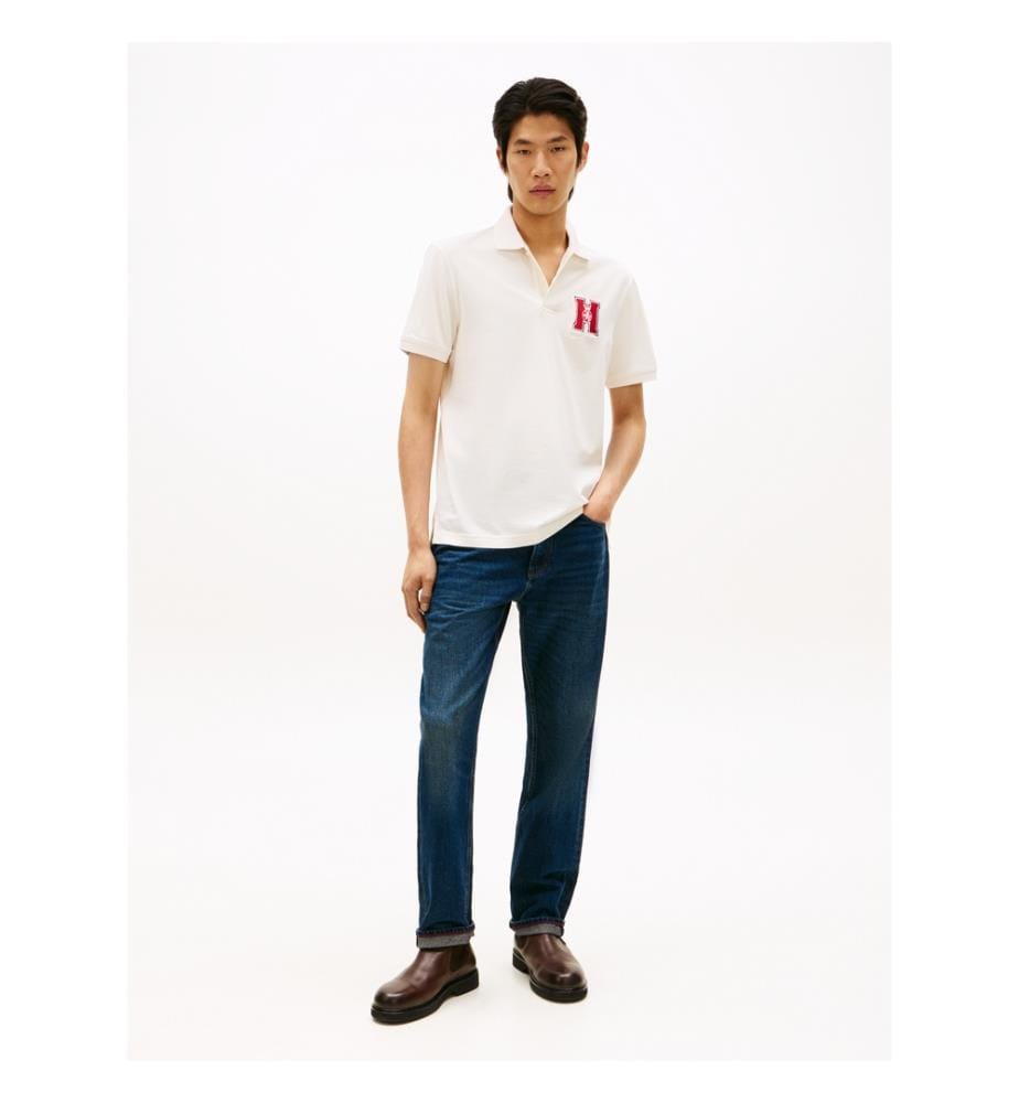 Polo grafica Elevated - bianco