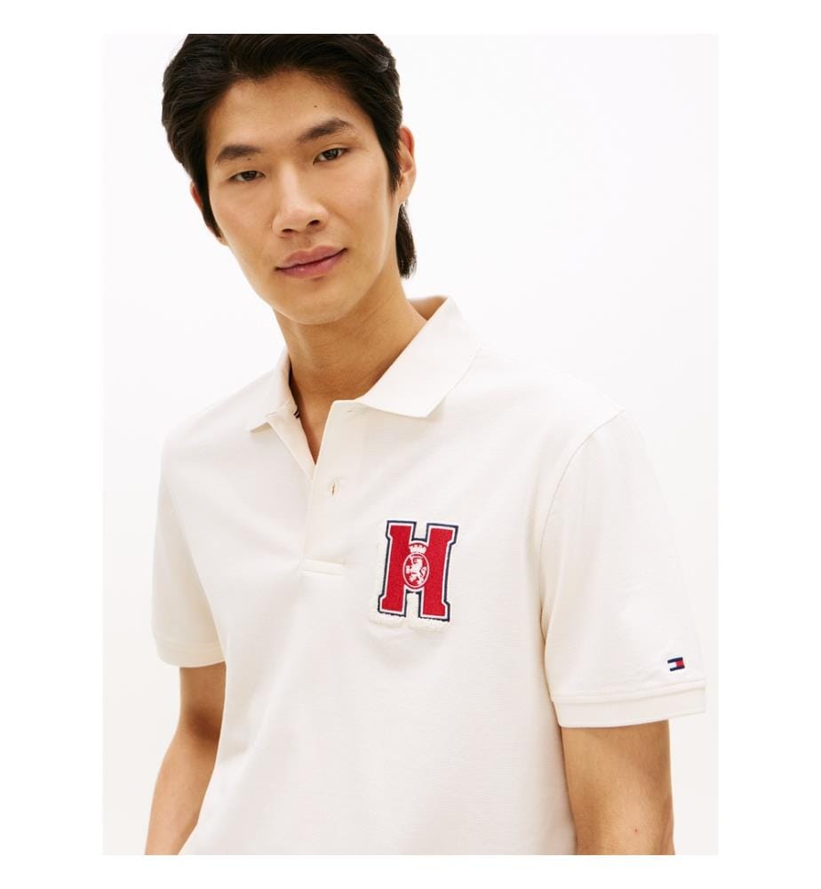 Polo grafica Elevated - bianco