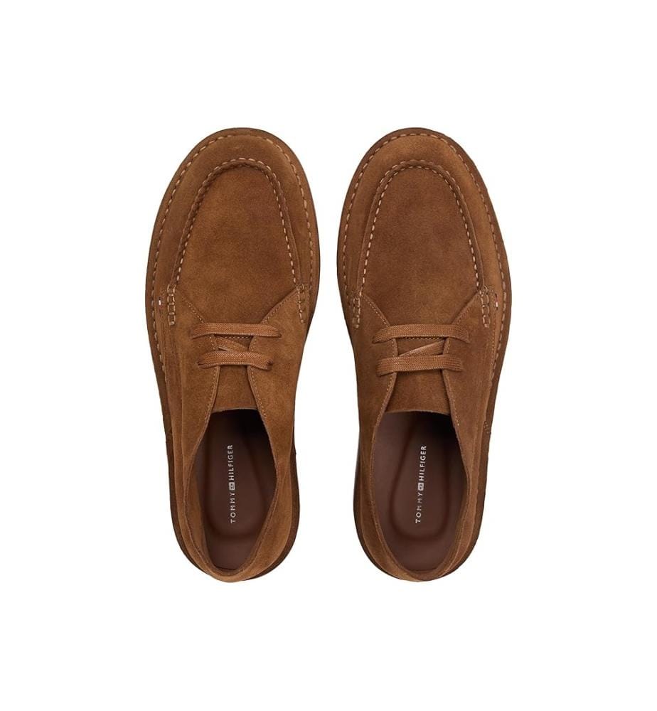 Hilfiger Stitchdown Low Boots aus Wildleder - Braun