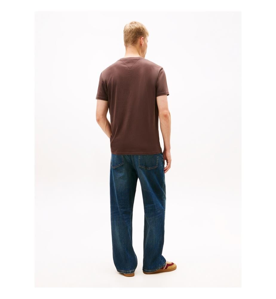 Linear Logo Regular Fit T-Shirt - Braun
