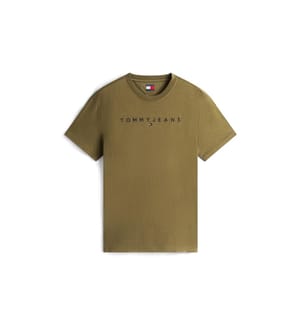 Linear Logo Regular Fit T-Shirt - Khaki