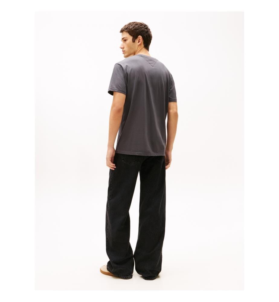 Linear Logo Regular Fit T-Shirt - Grau