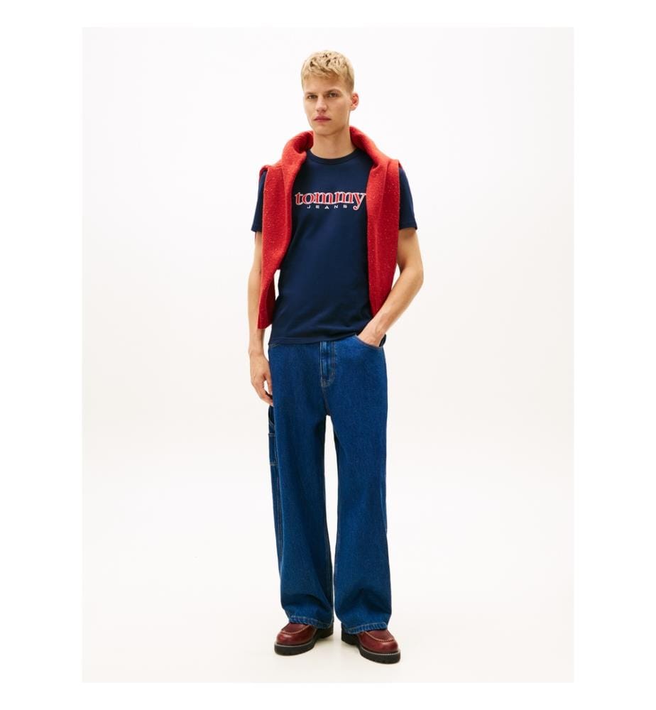 T-shirt en Jersey - Marine